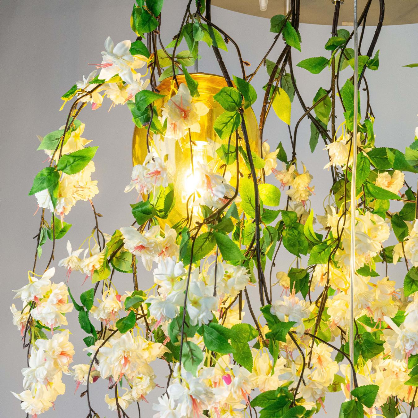 Crystal Egg Cascade Handcrafted Chandelier