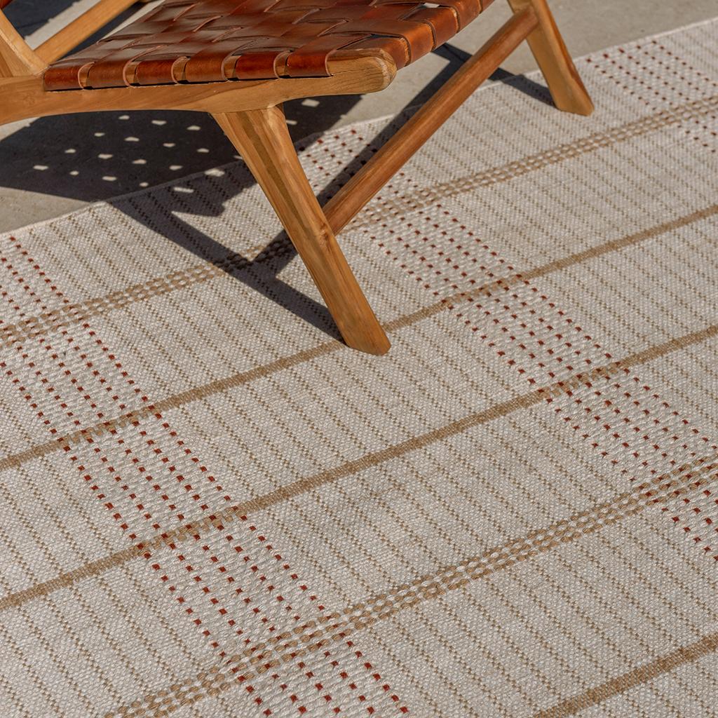 Zona Terra Stitch Outdoor Rug | Size: 160 × 230 cm