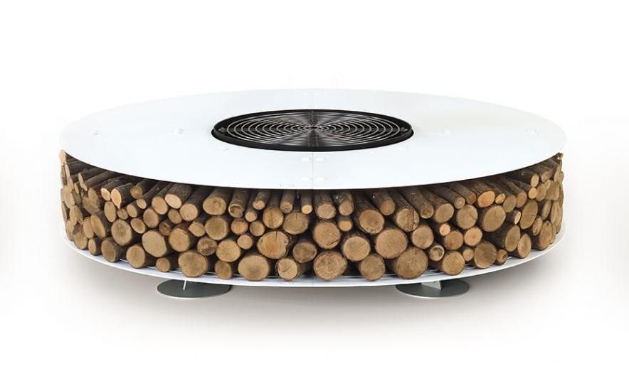 Steel White Masterpiece Fire Pit