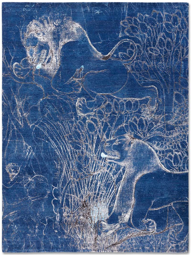 سجادة «تو لايونز» كحلي | المقاس: 365 × 457 cm