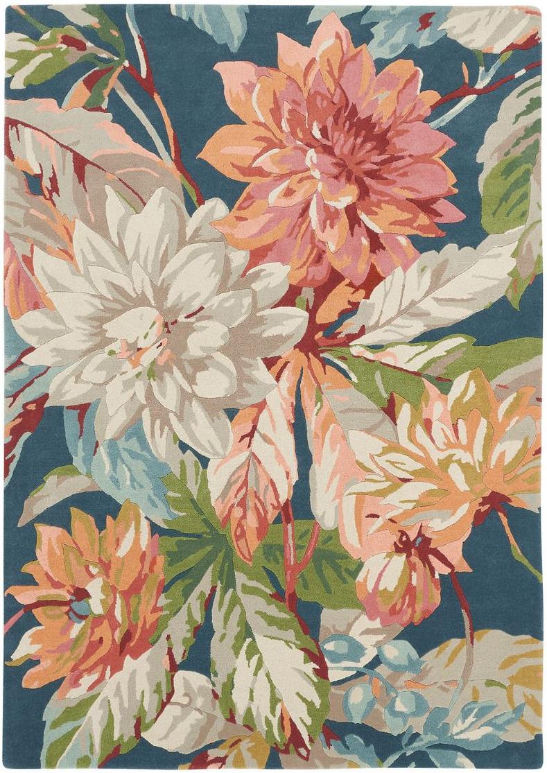 Dahlia and Rosehip Rug | Size: 200 × 280 cm