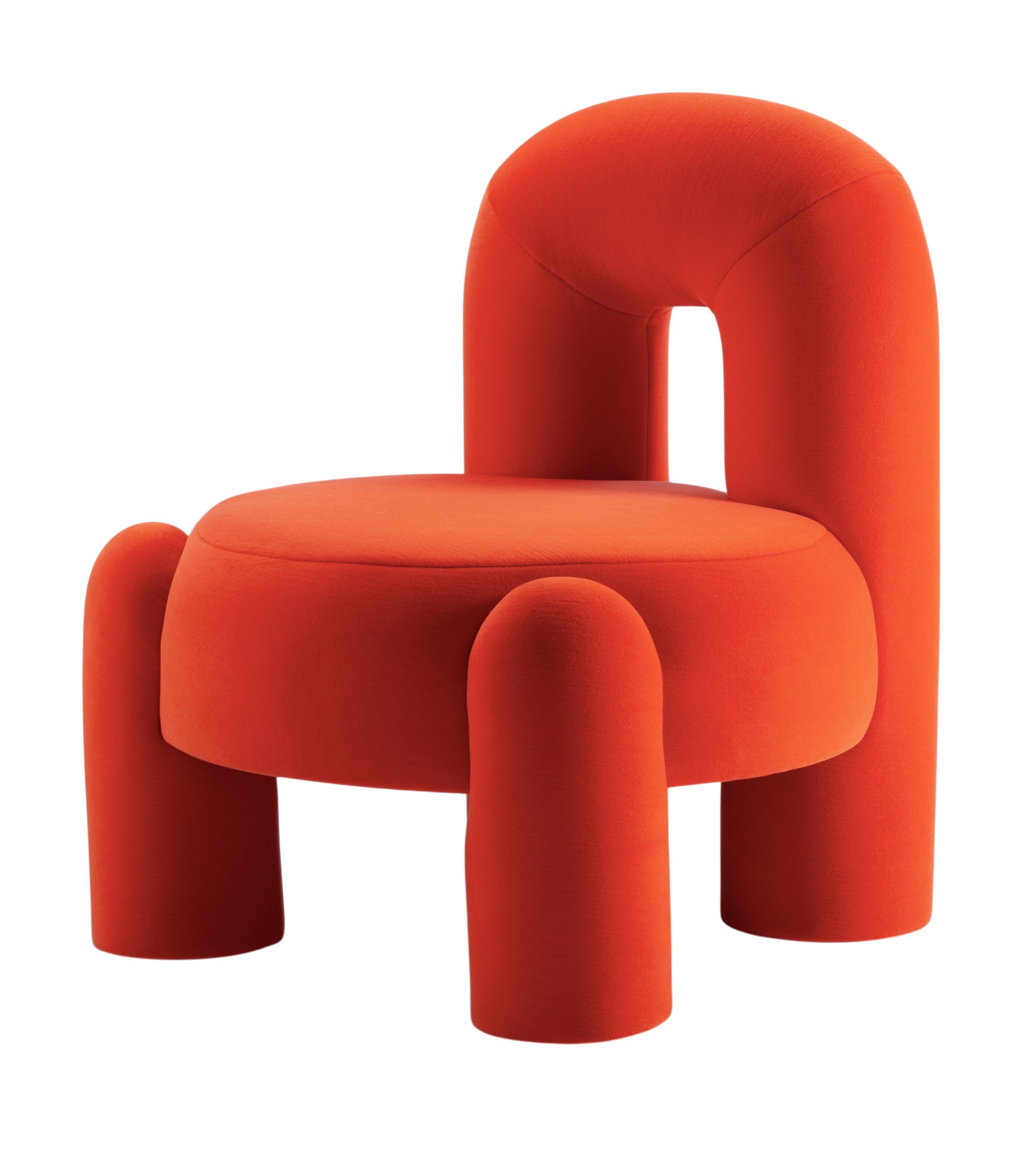 Marlon Modern Red Armchair