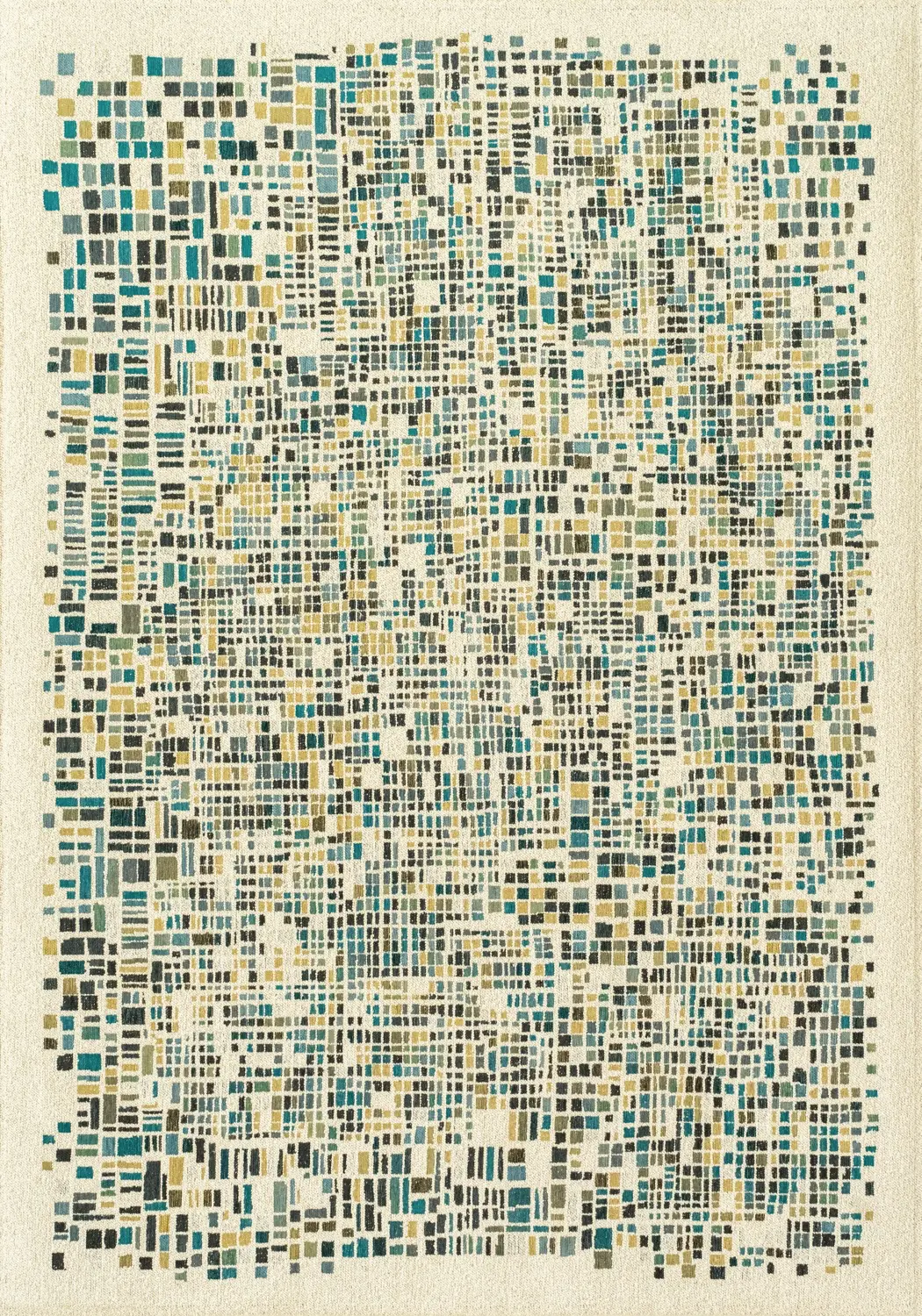 Cubik Midnight Belgian Designer Rug