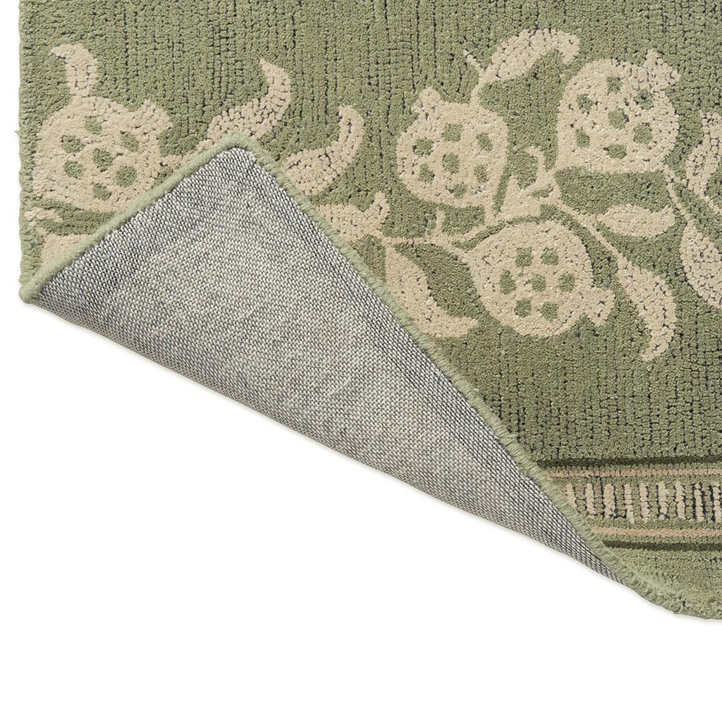 Anaar Forest Green Artisan Rug | Size: 200 × 280 cm