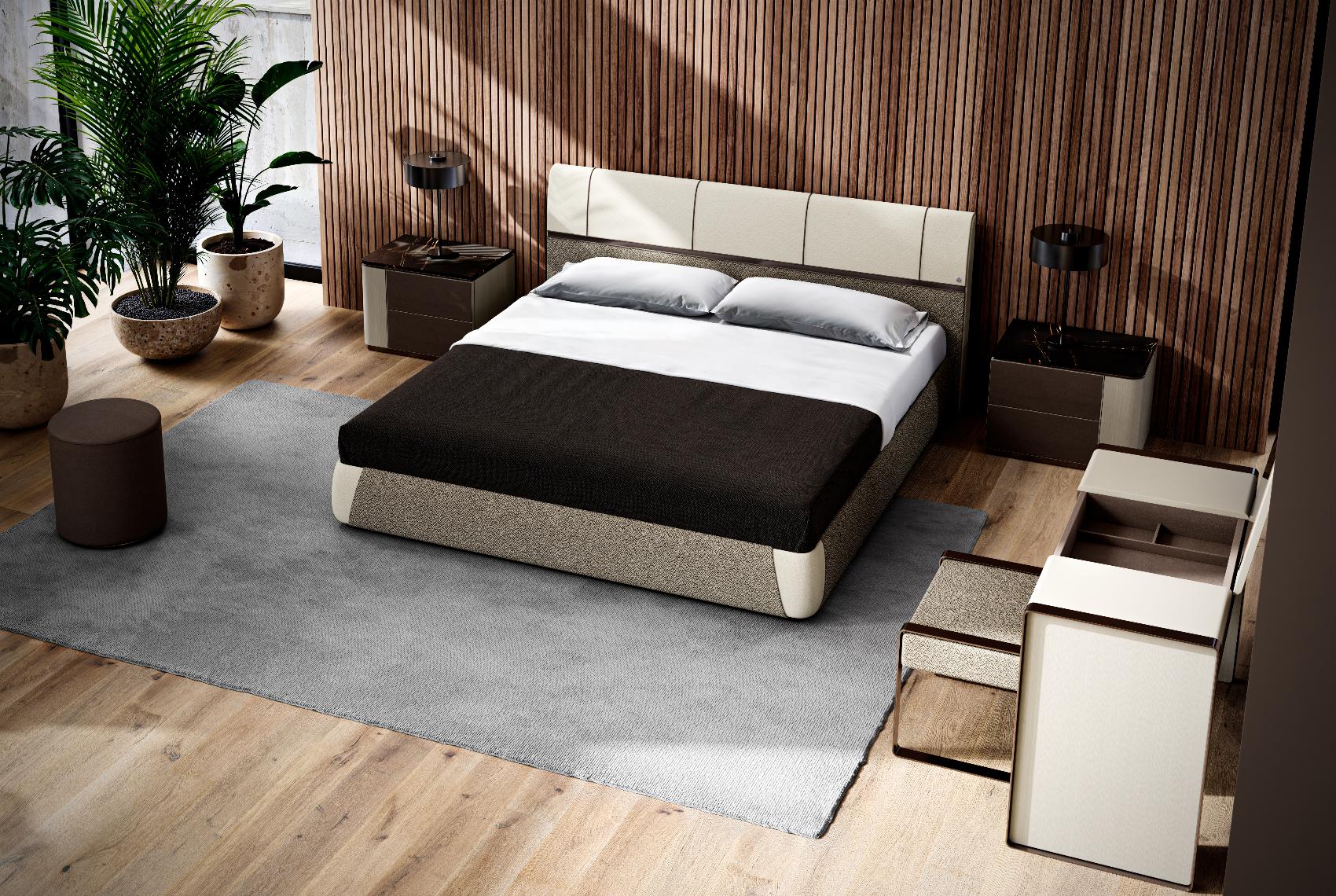 Dorian Italian Bed with Headboard