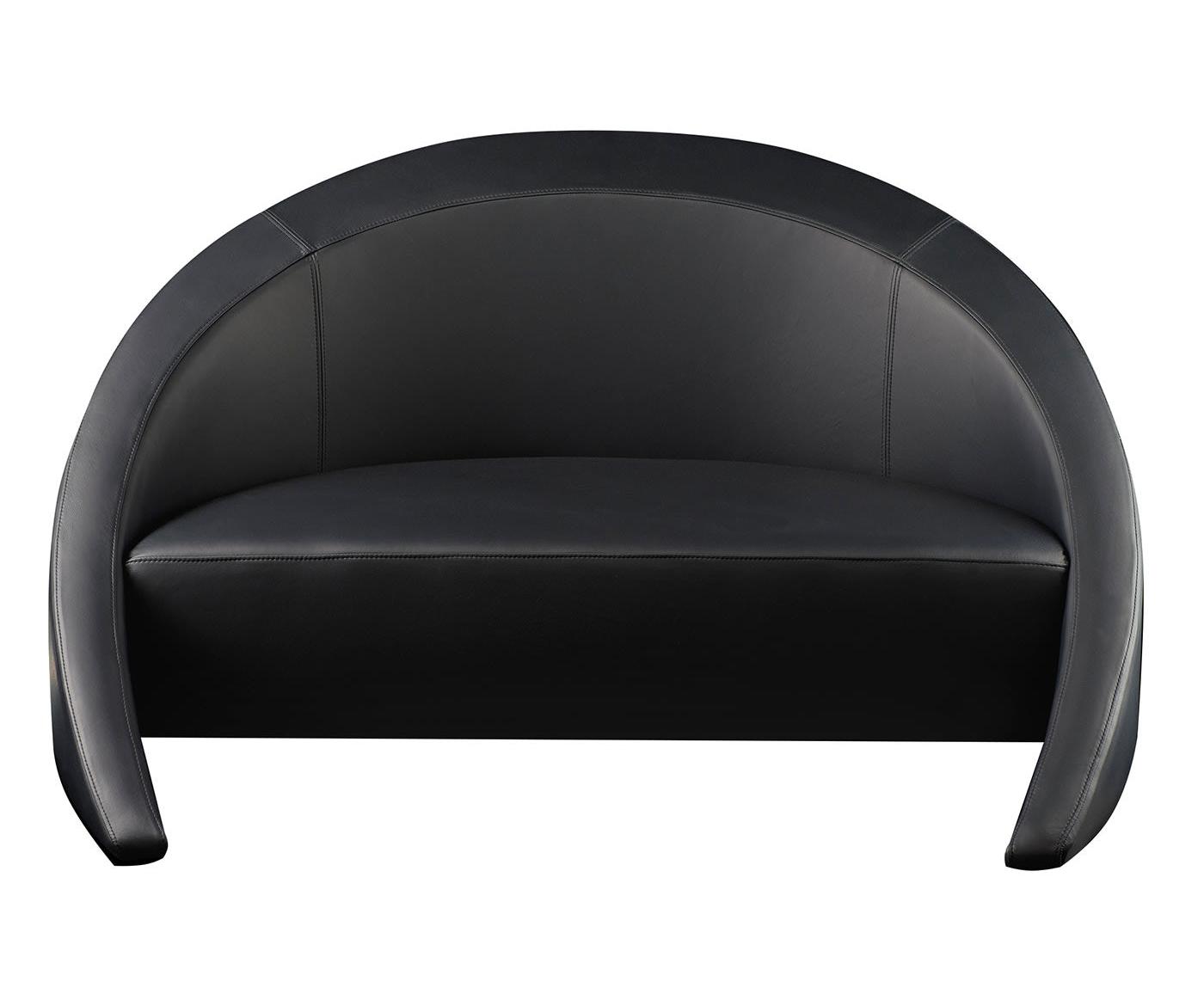 Rusty Black Italian Sofa