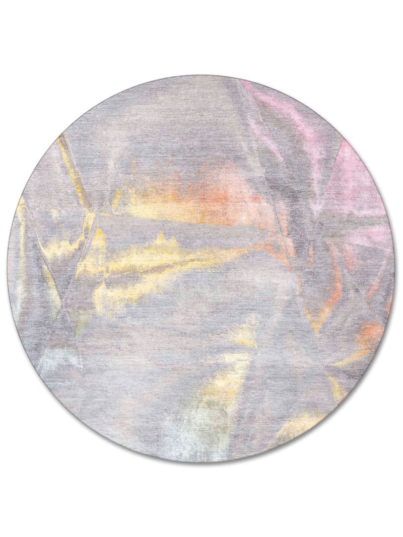 Round Pastel Rug