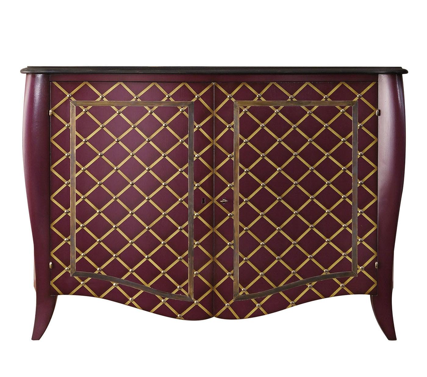 Purple and Yellow Sideboard Italian Design