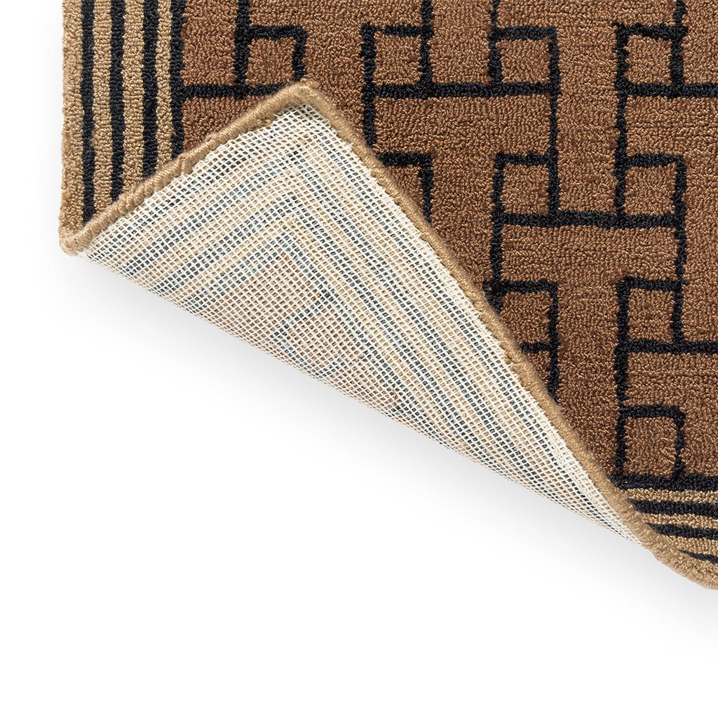 Monogram Brown Outdoor Rug | Size: 250 × 350 cm