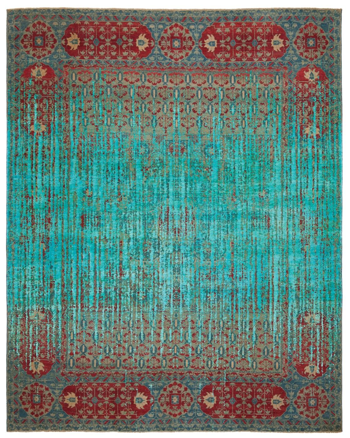 Mamluk Kensington Double Vendetta Silk Rug