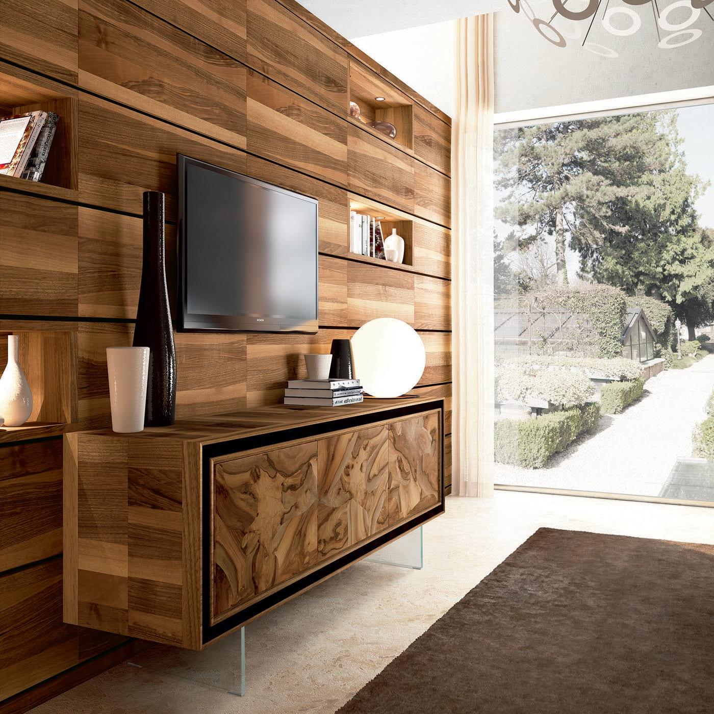Quadra Italian Sideboard | Configuration: 3-Doors
