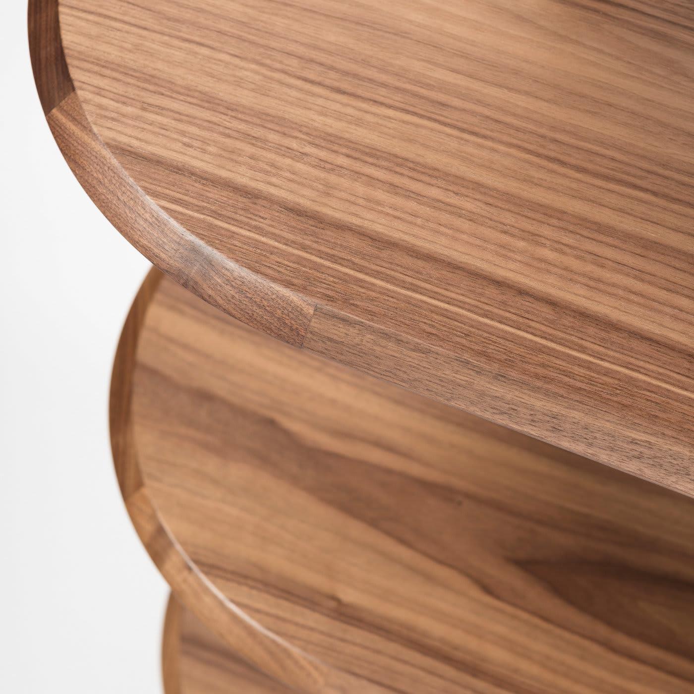 Modern Walnut Bookcase