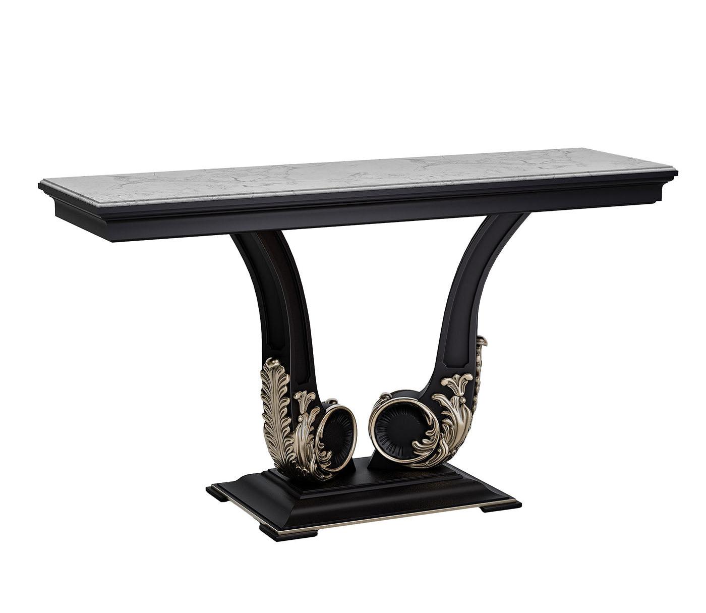 Marble Top Console Table