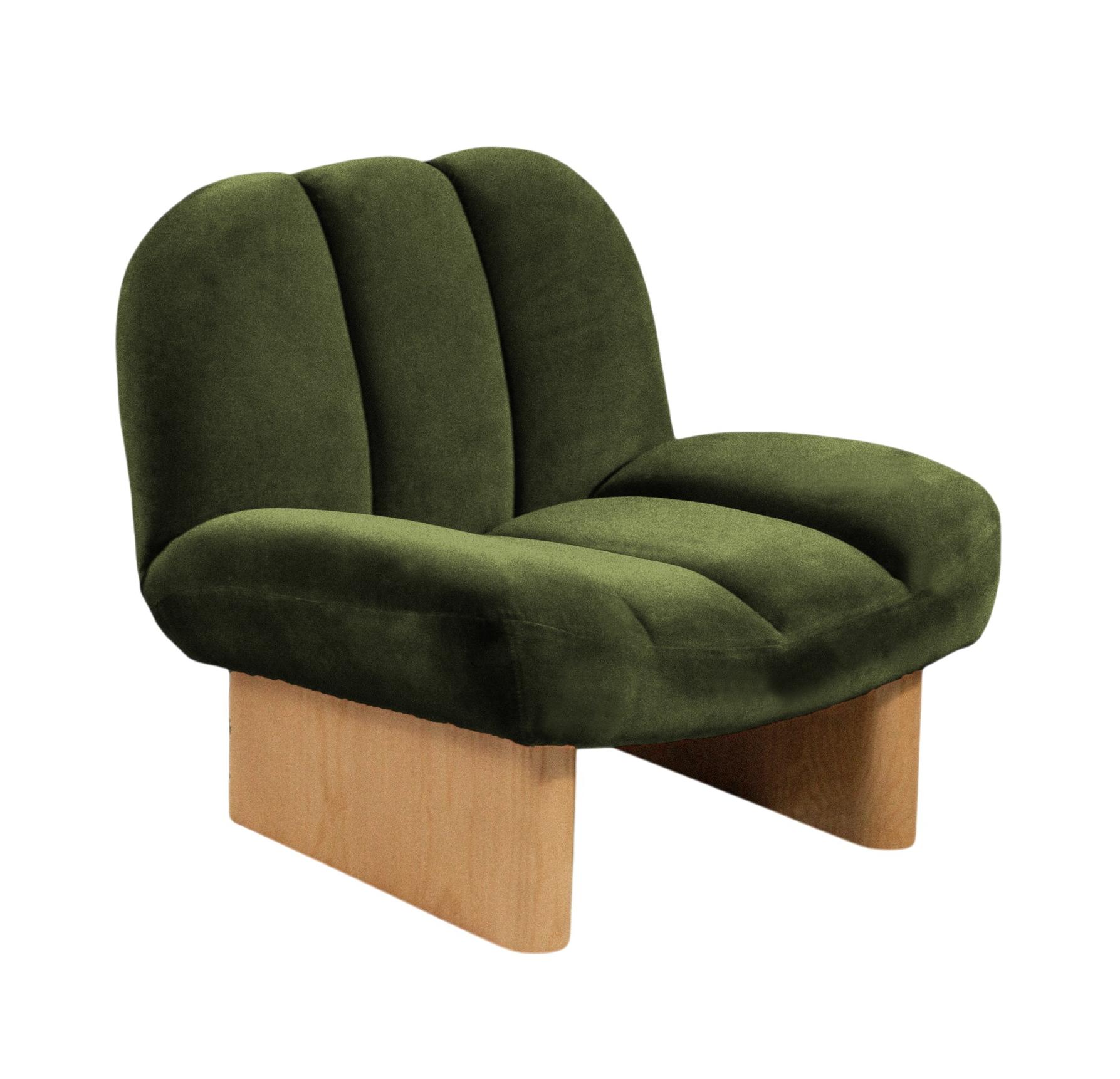 Colin Modern Green Armchair