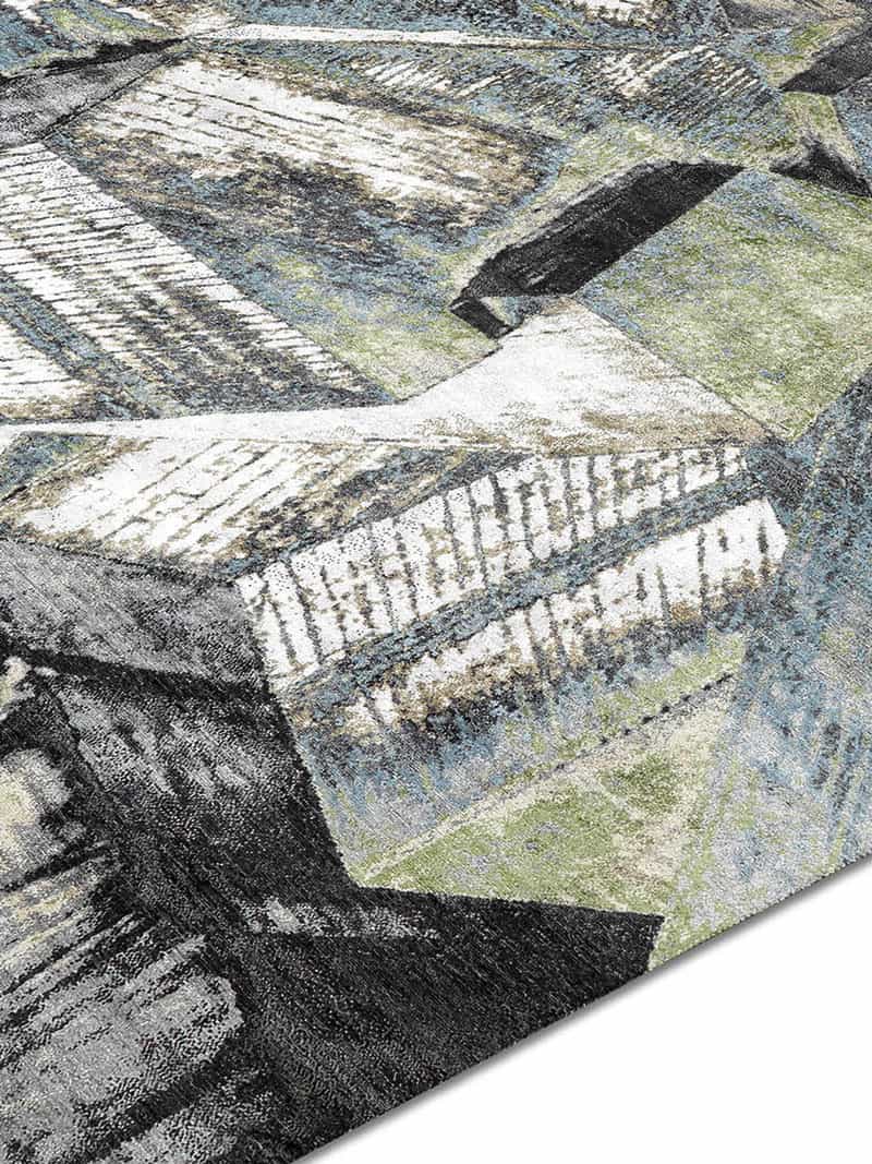 Brutalism Green Rug | Size: 305 × 427 cm