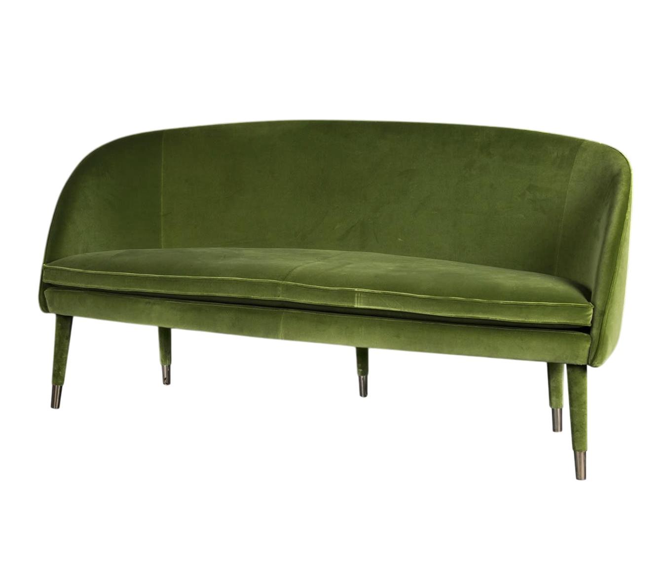 Vivien Olive Green Italian Sofa