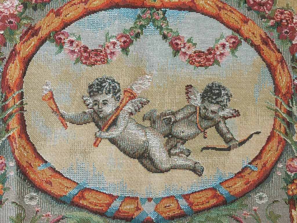 Door Statue Tapestry