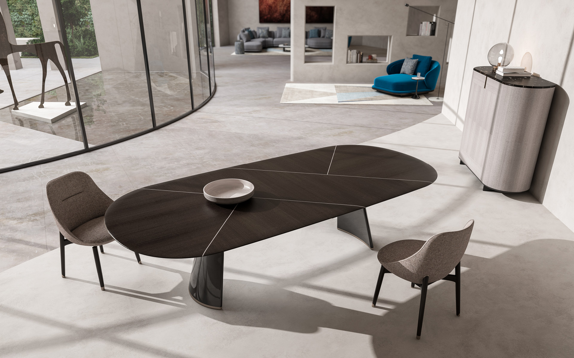Talos Dining Table | Dimensions: W 270 cm