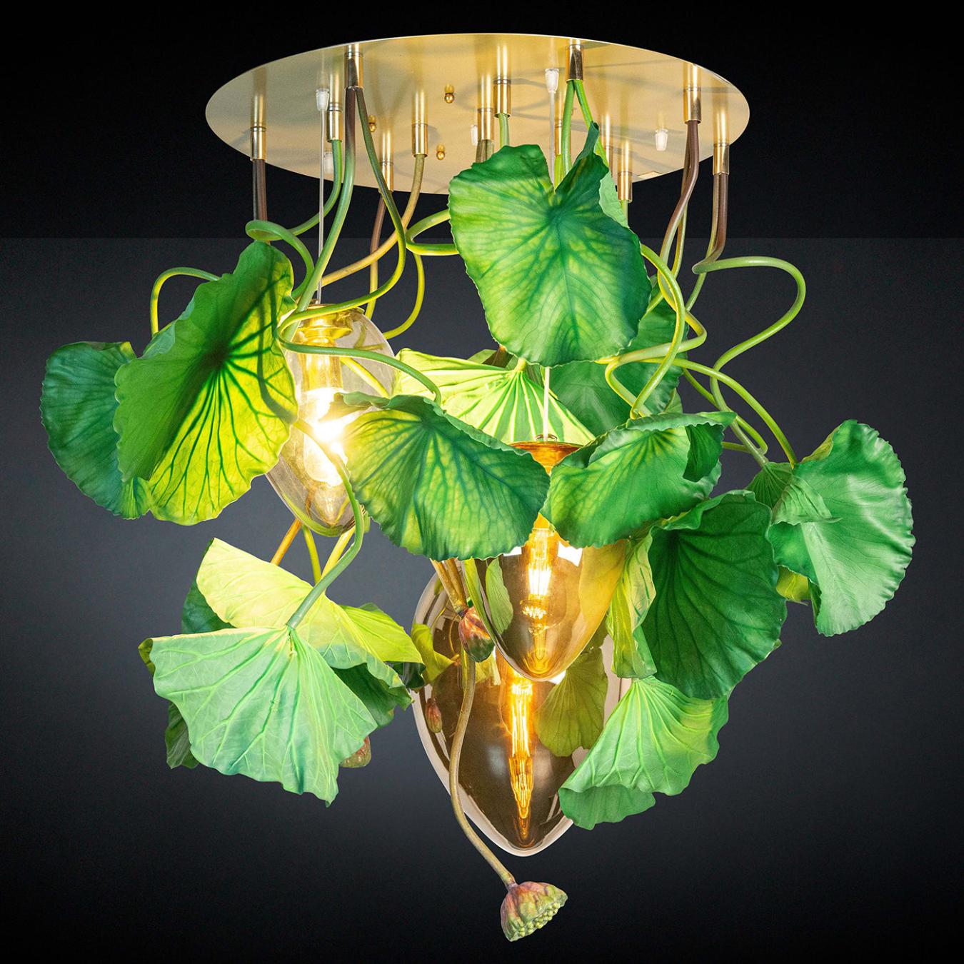Dichondra Round Artisan Chandelier