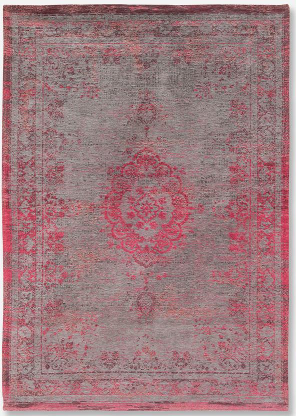 سجادة «فينتج ستايل» وردية لامعة | المقاس: 140 × 200 cm