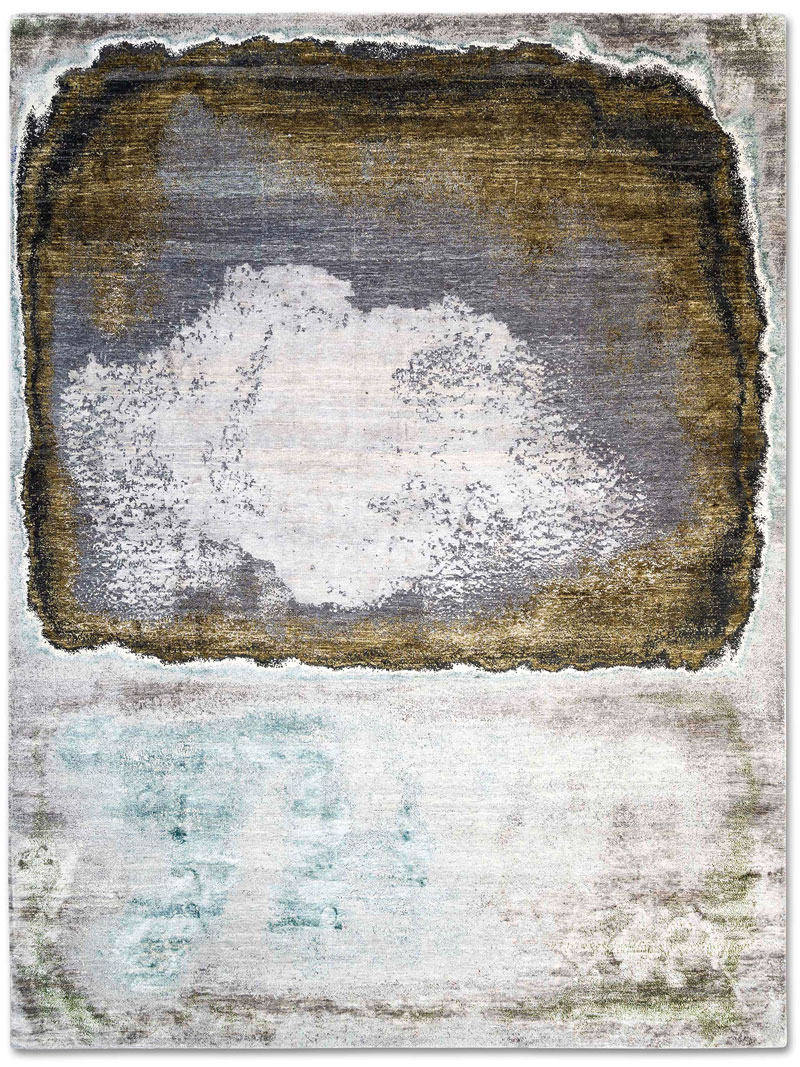 Green Rust Rug | Size: 140 × 210 cm