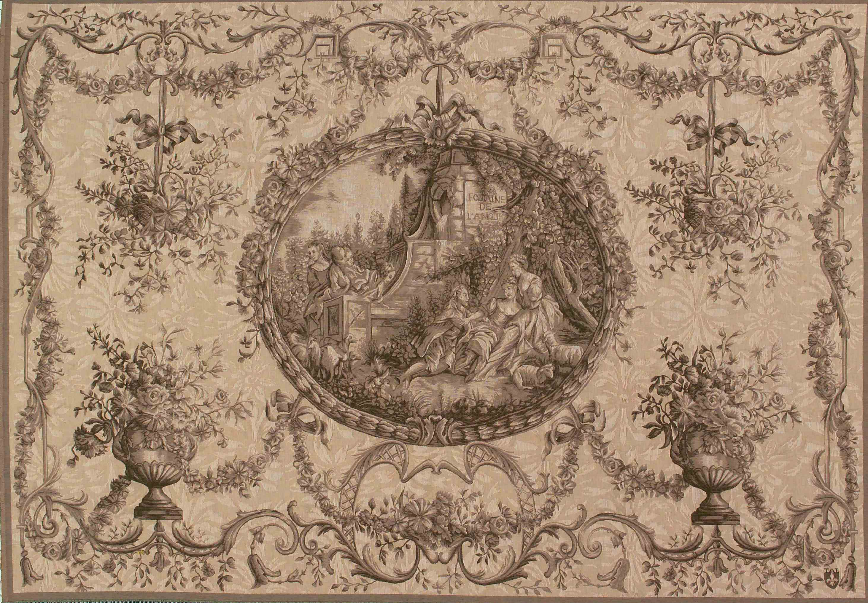 Fountain of Love Tapestry | Size: 110 × 150 cm