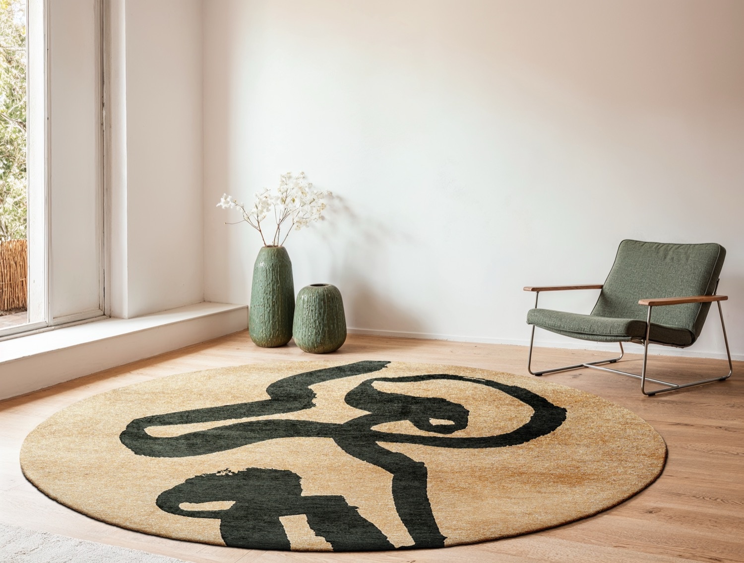 Garden Spirit Round Rug | Size: Ø 140 cm