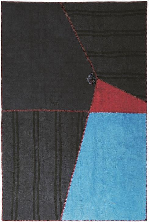 Out Of The Blue Patchwork Rug