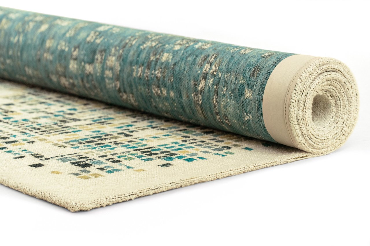 Cubik Midnight Belgian Designer Rug