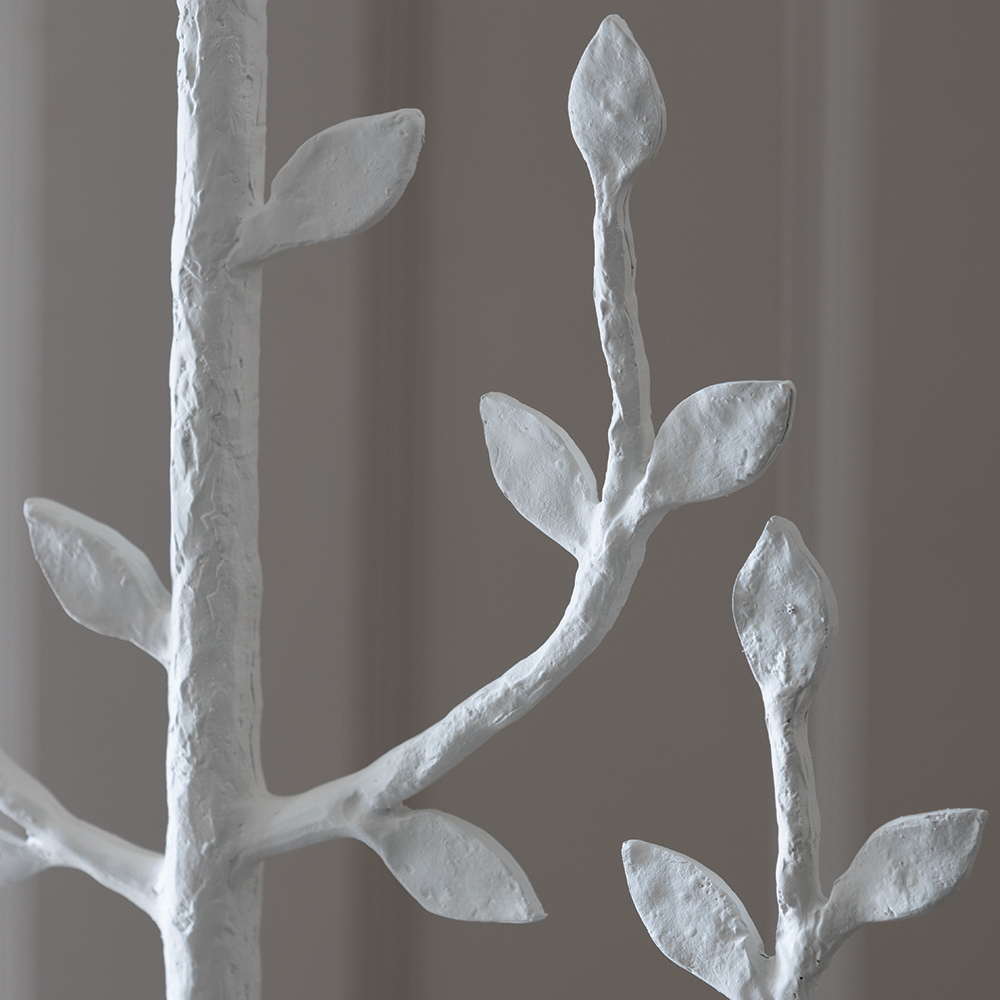 Millana Chalk Finish Floor Lamp