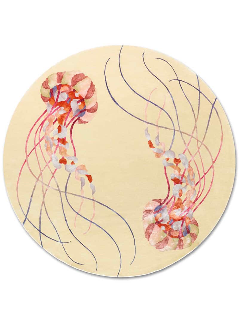 Jellyfish Round Rug