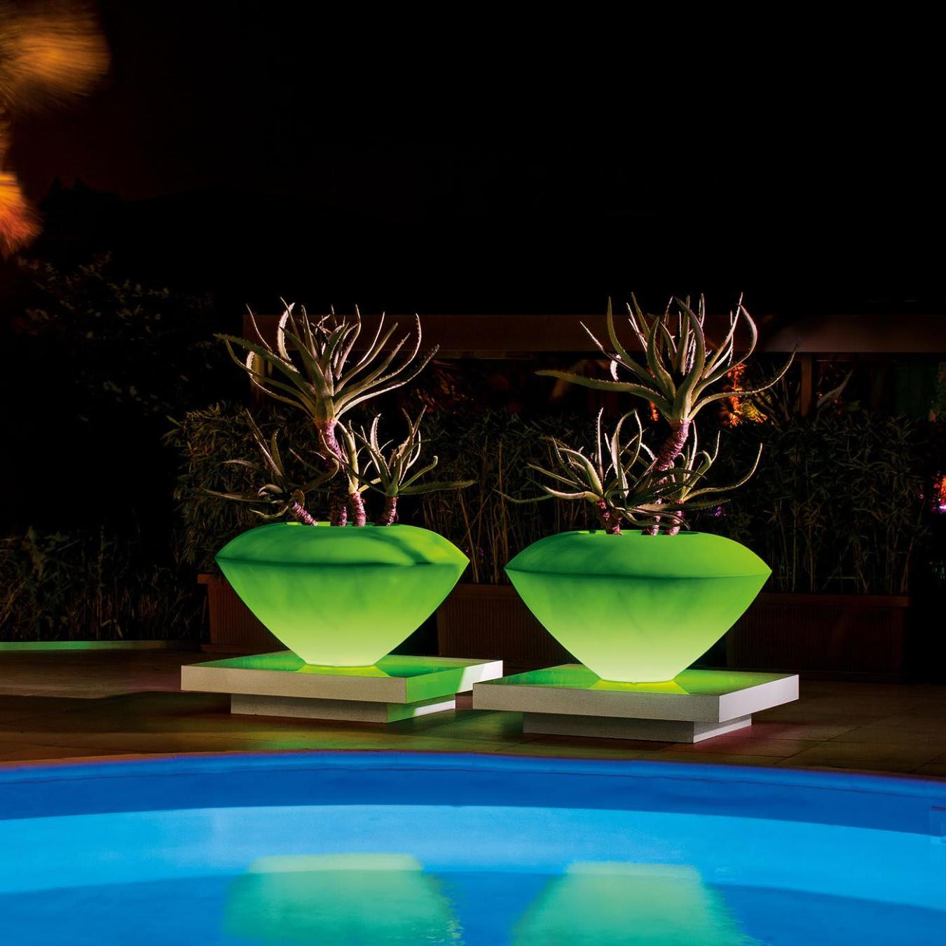 Trotty White Outdoor Floor Lamp Italian Design