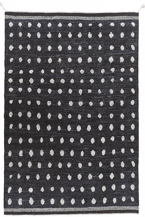 Dots Black & White Rug
