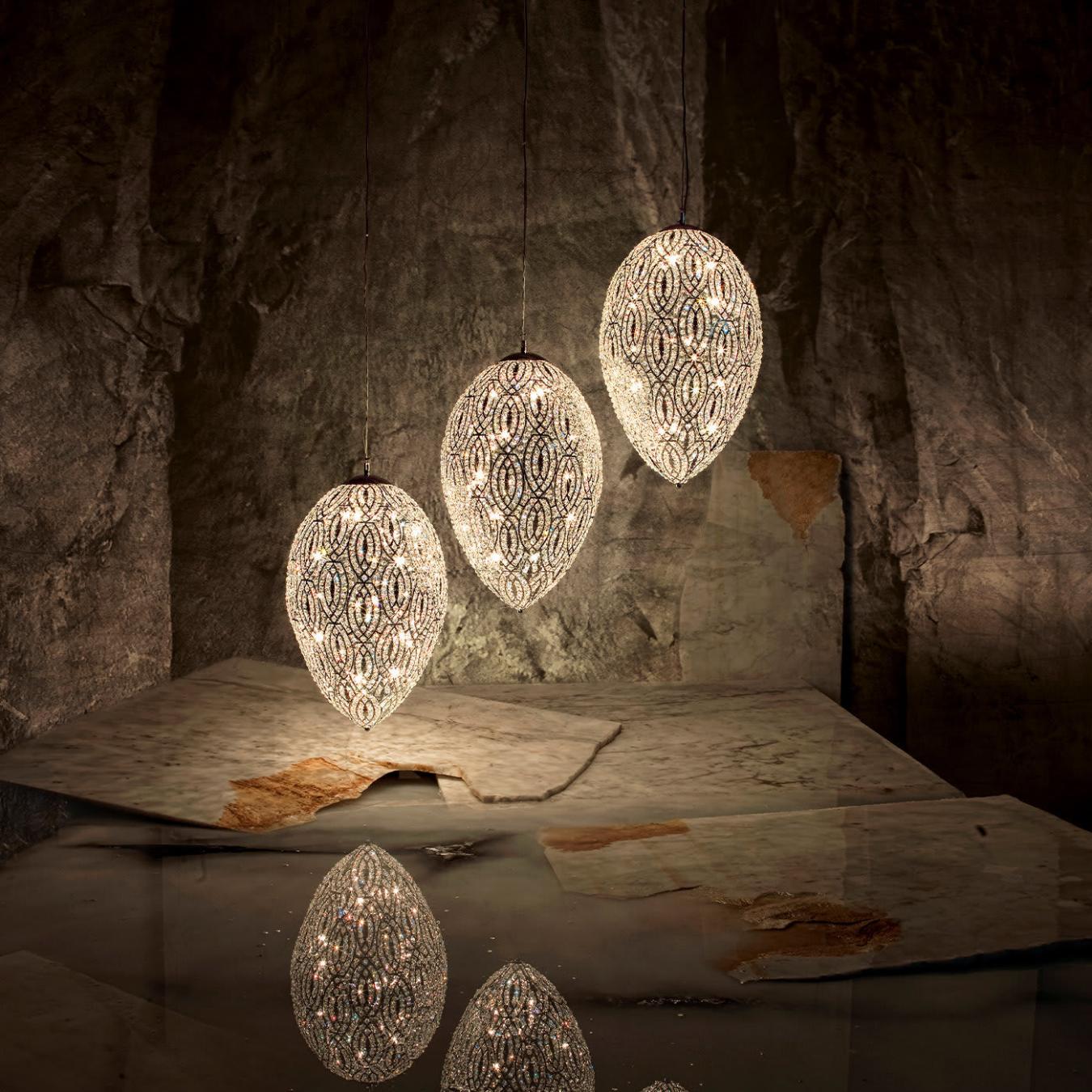 Arabesque Egg Artisan Chandelier