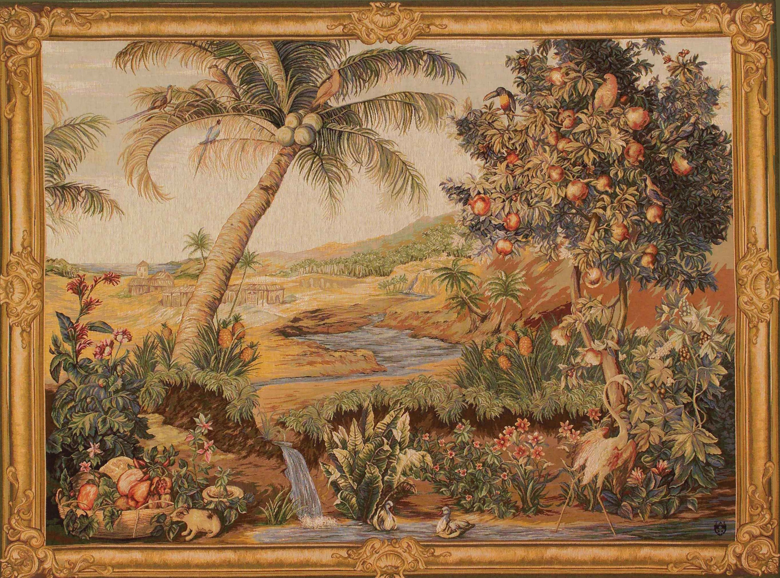 سجادة جدارية «الواحة – أفقي» | المقاس: 150 × 200 cm