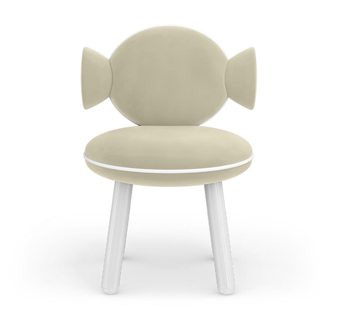 Lollipop Puff Chair (Cream)