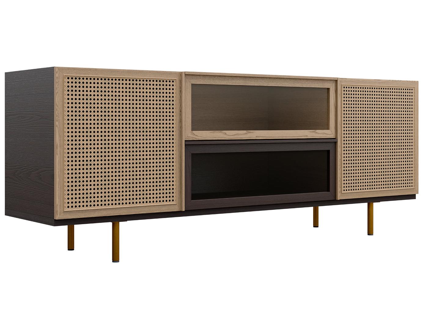 Ash Wood Italian Sideboard