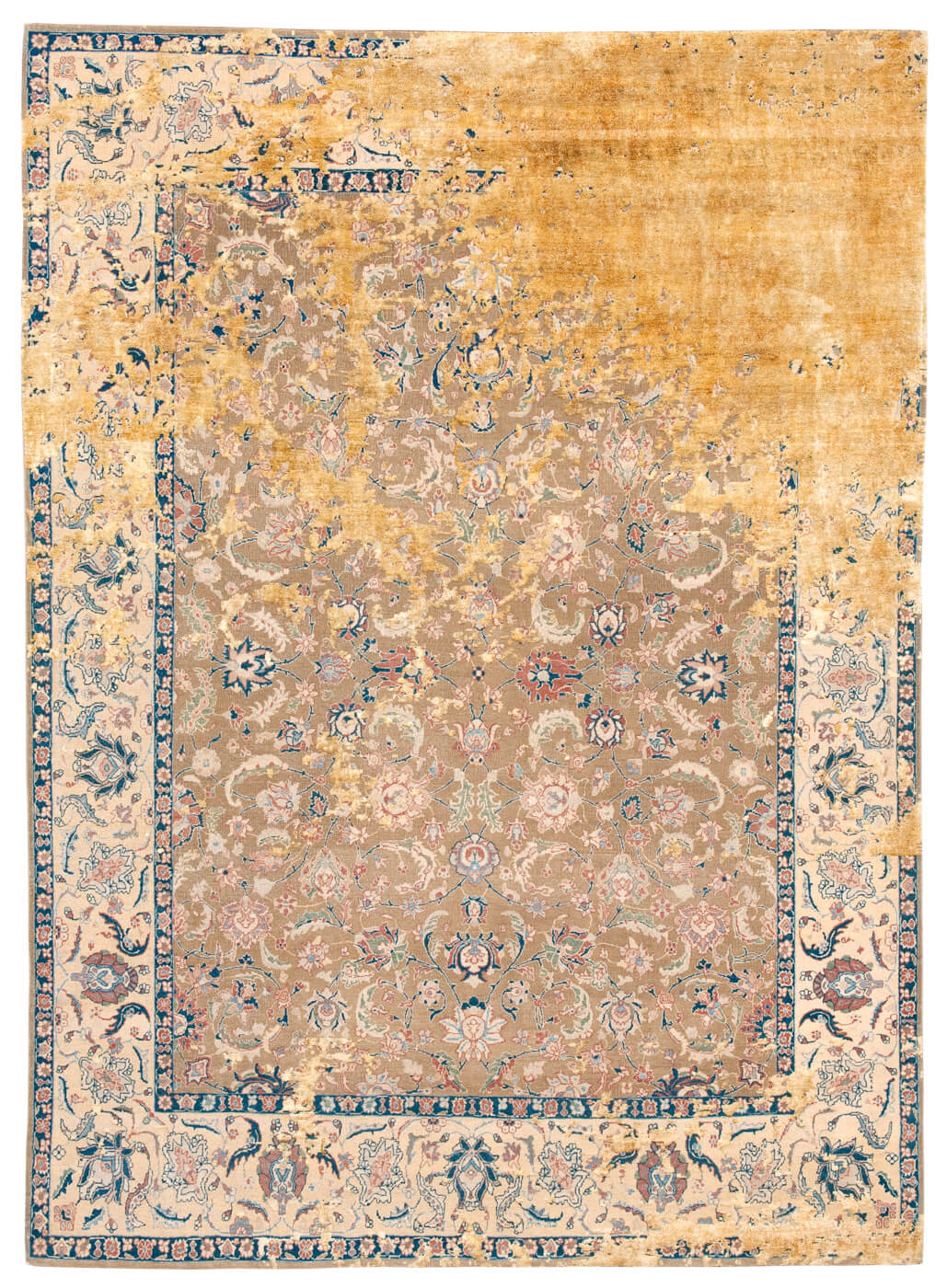 Agra Westend Rocked Silk Rug | Size: 200 × 300 cm