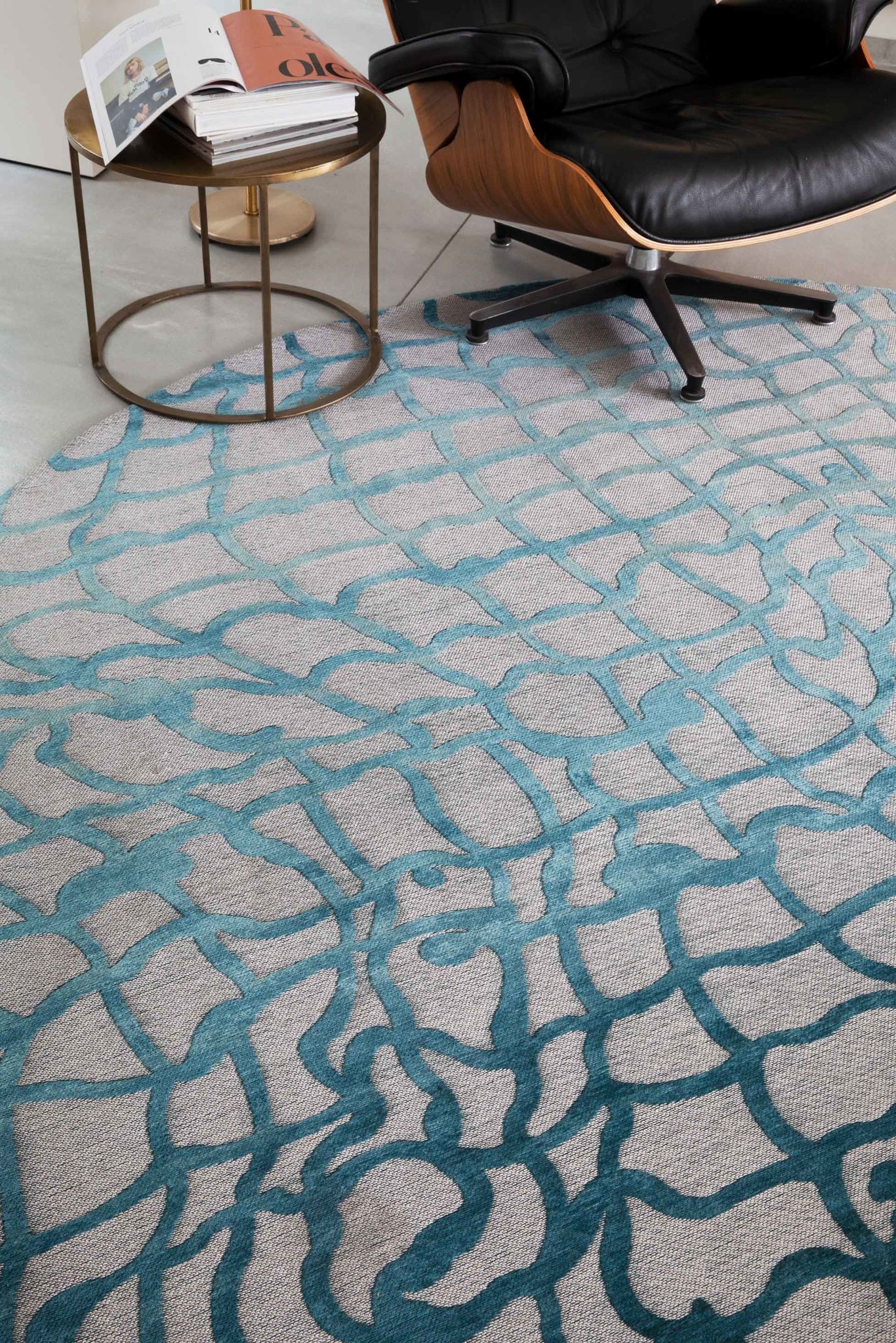 Dedalo Blue Marine Rug | Size: 240 × 340 cm