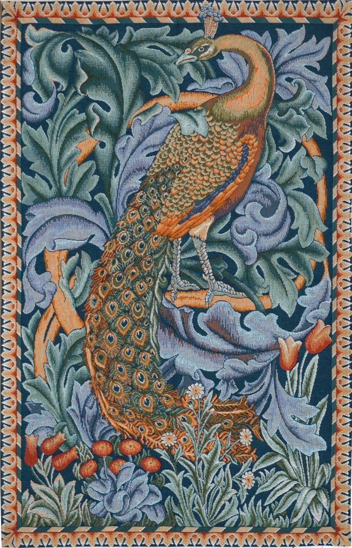 سجادة جدارية «الطاووس» | المقاس: 50 × 67 cm