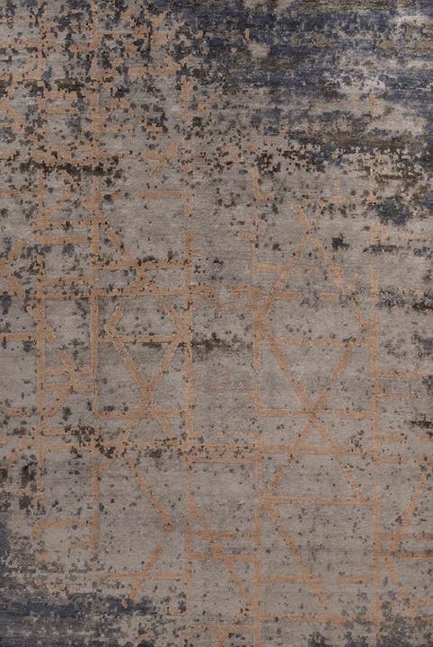 Bamboo Silk Abstract Rug