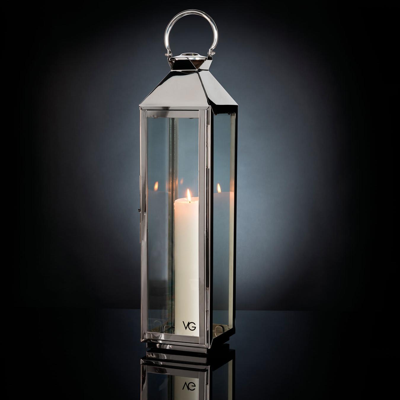Pyramid Medium Outdoor Lantern Italian Design