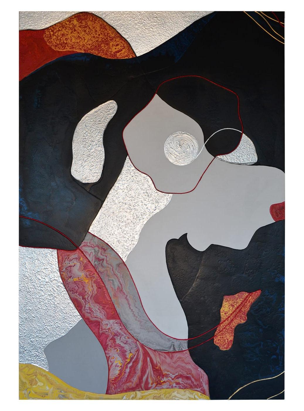 Philia Tryptich Crafted Wall Panel