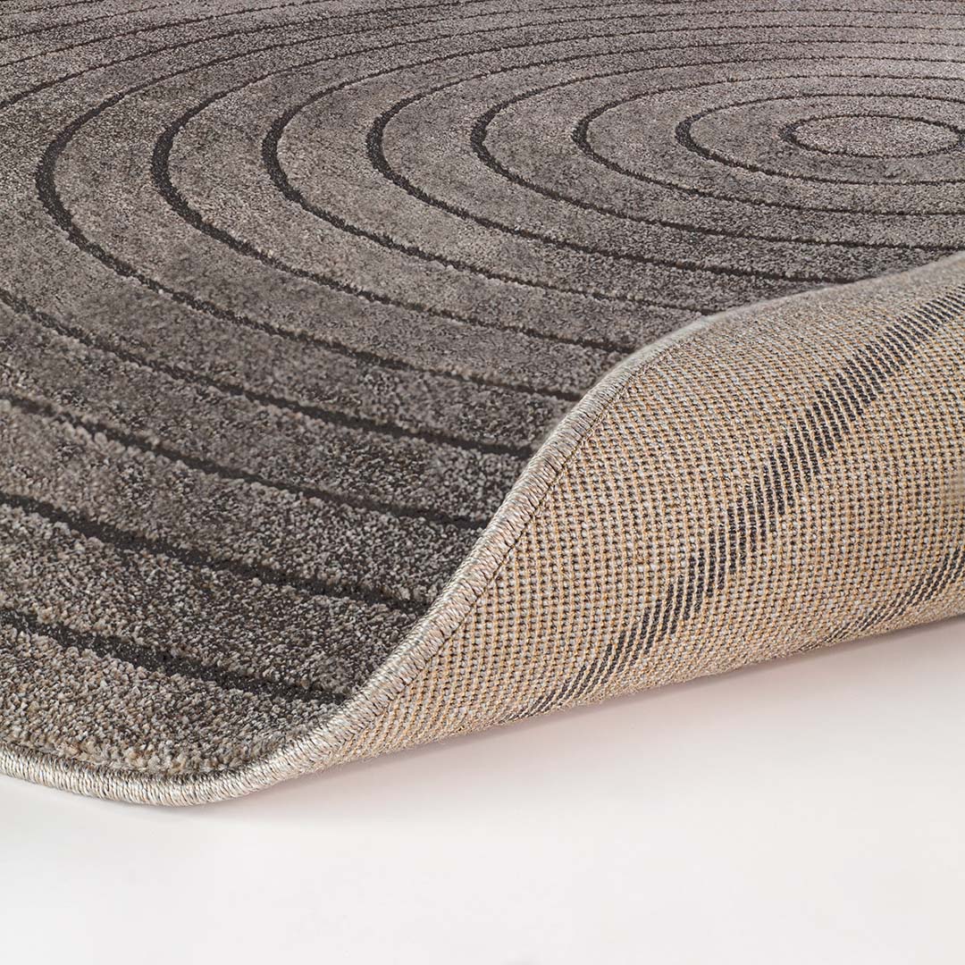 Cortina Sfera Taupe Round Rug