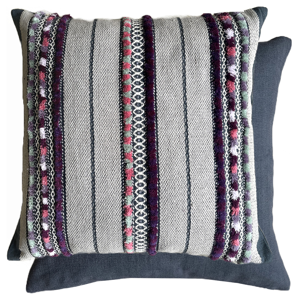 Mangala Aubergine Cushion