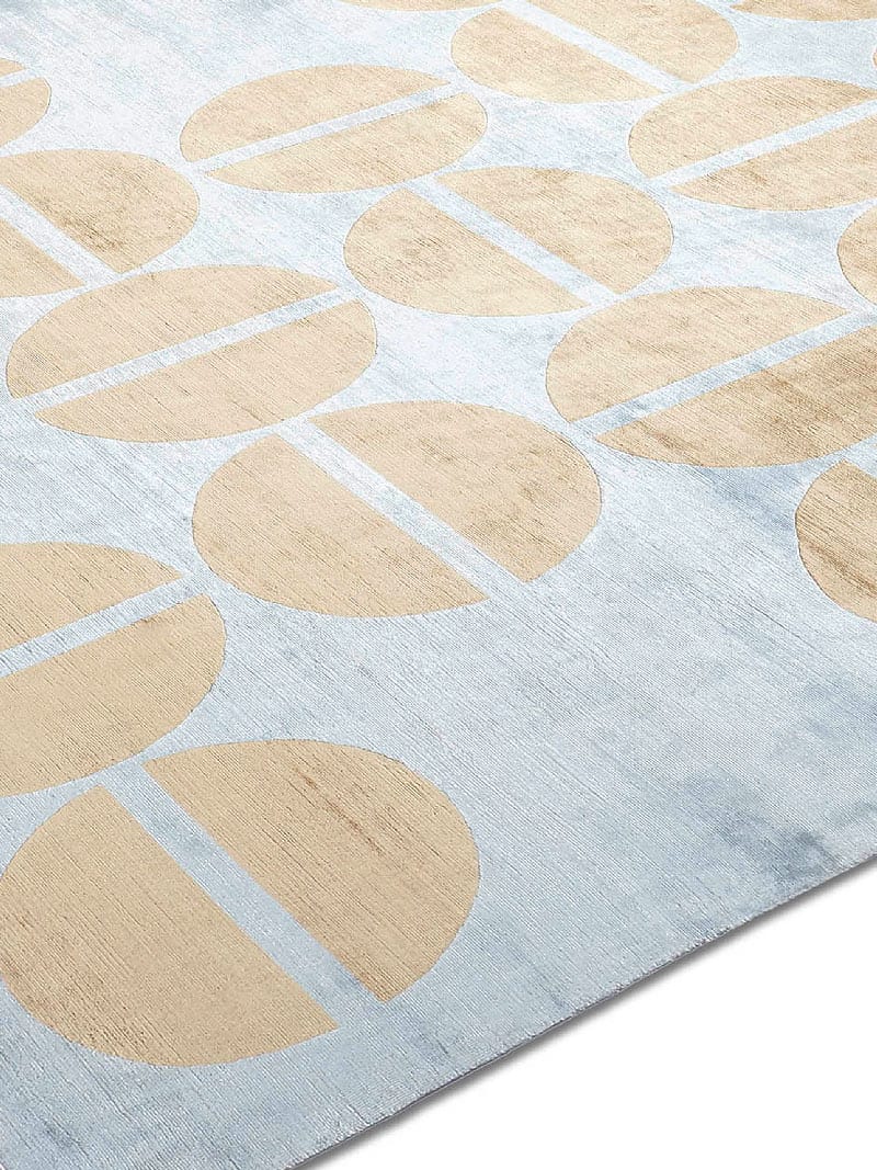 Gold / Blue Rug