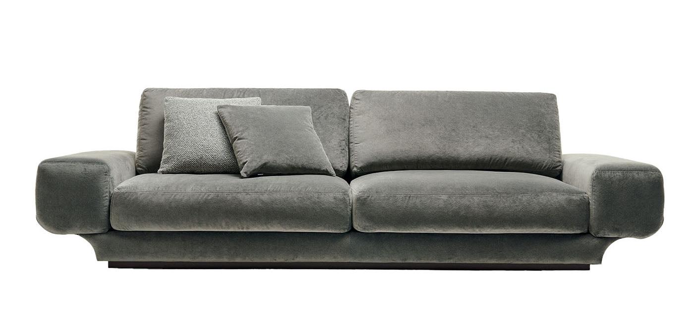 Milo Gray Three Seater Sofa