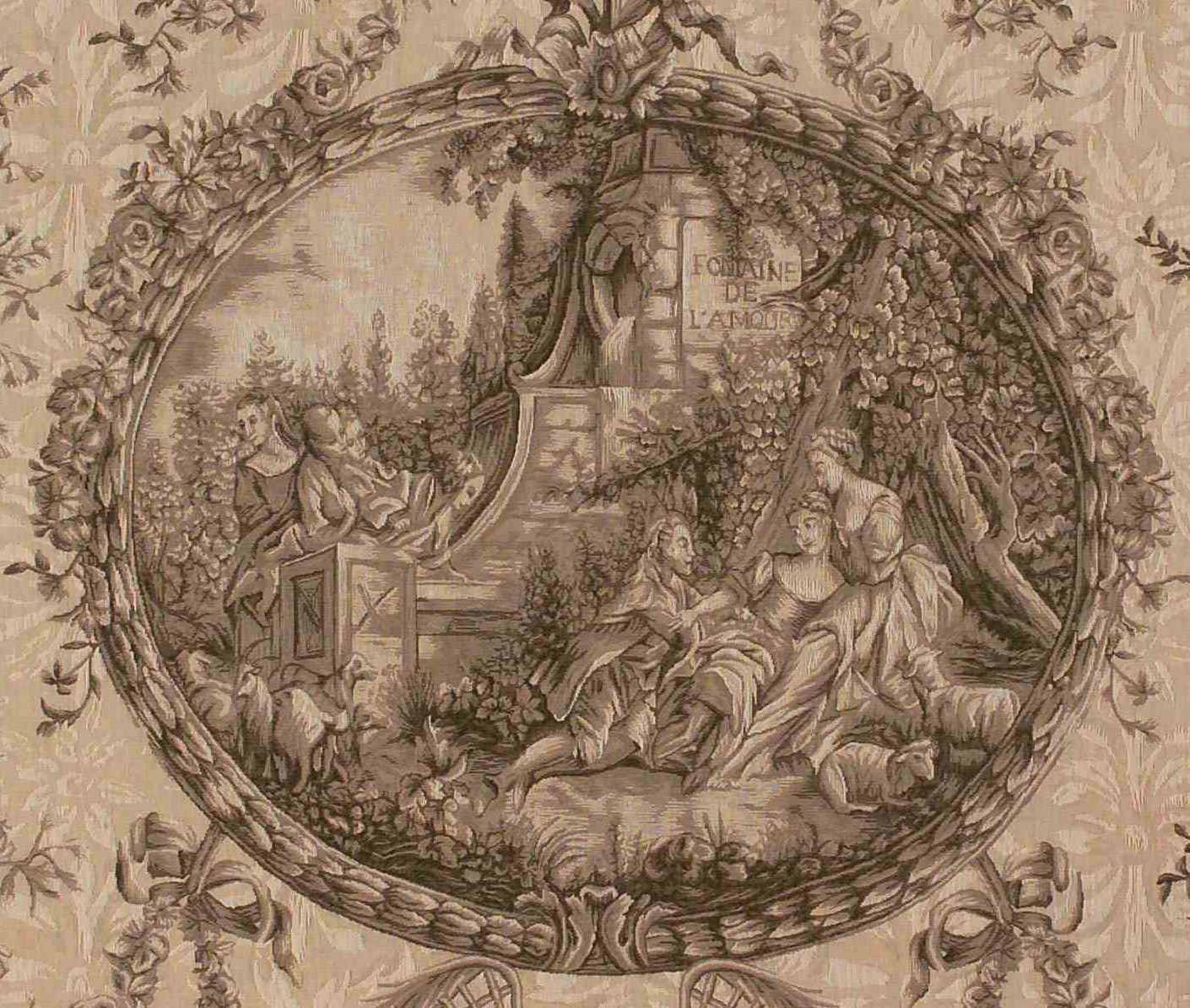 Fountain of Love Tapestry | Size: 110 × 150 cm