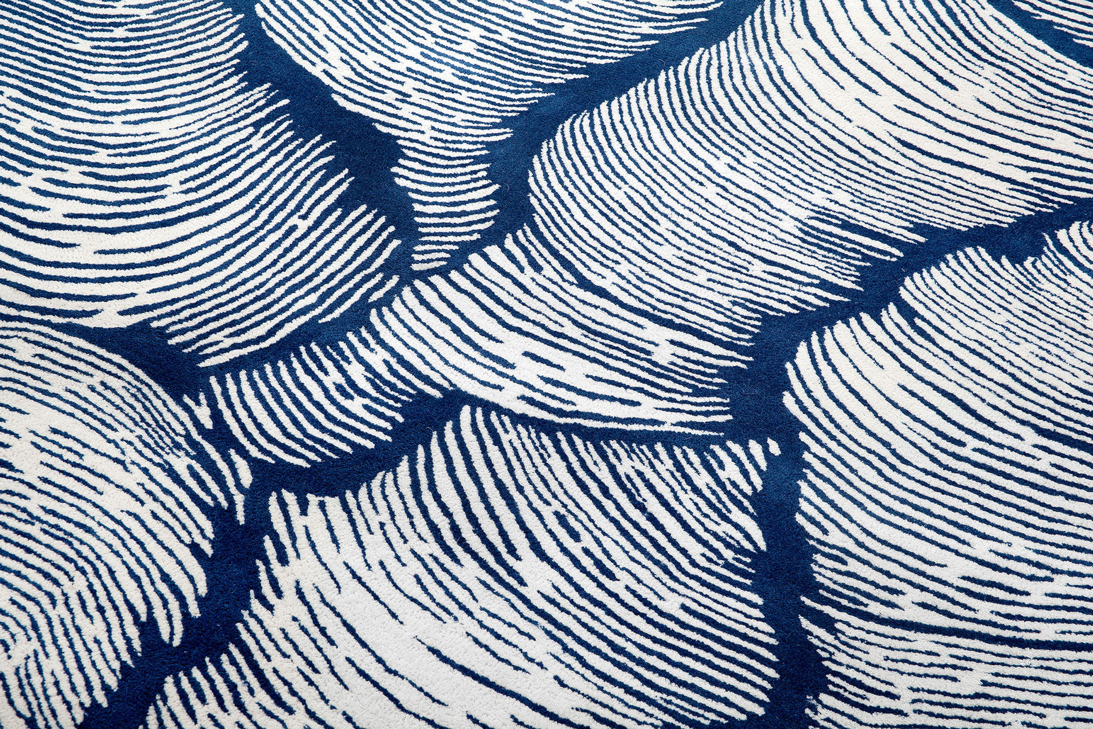 Round Blue Rug | Size: Ø 300 cm