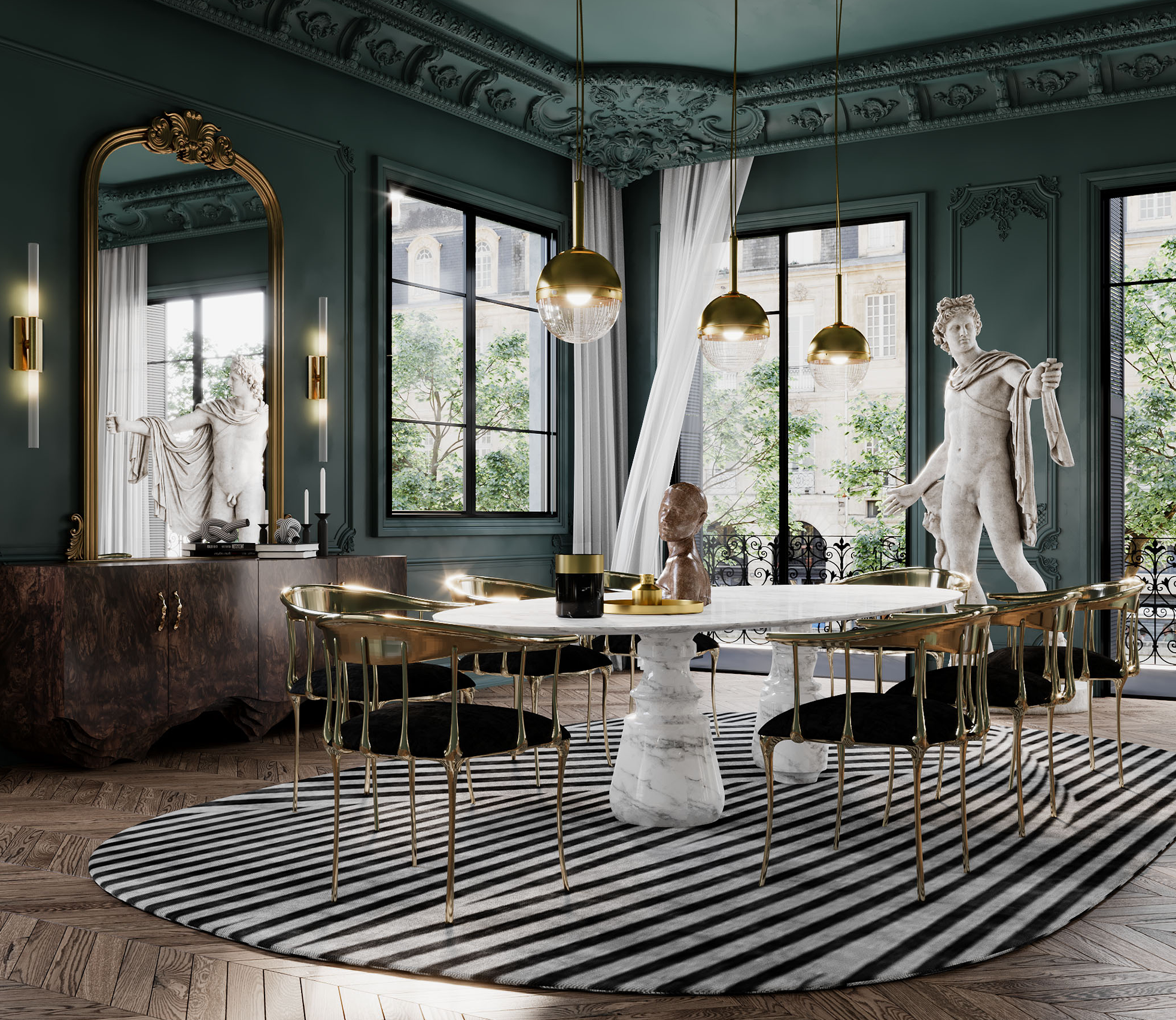 Obsidian Dining Table